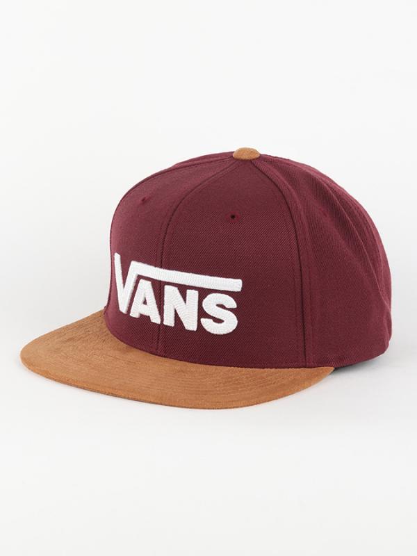 Kšiltovka Vans MN Drop V LI Snapbac Port Royale Červená