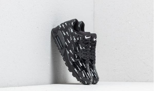 Nike Air Max 90 Premium “All Over Logo” Black/ Black-White