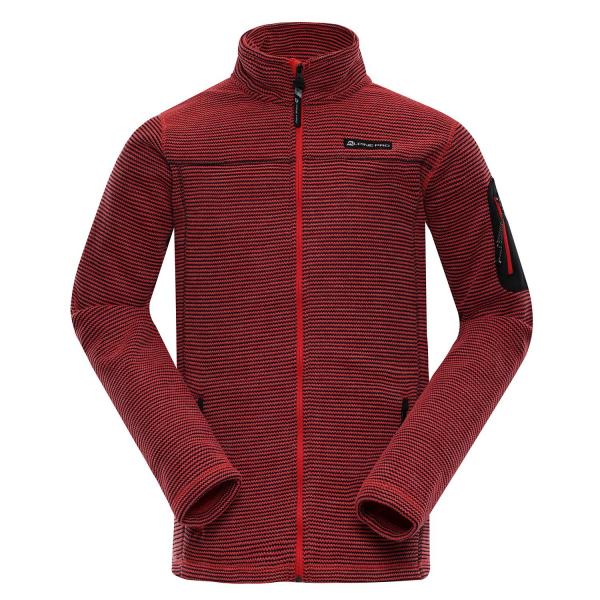 ALPINE PRO ENEAS 3 ORANŽOVÁ / ČERVENÁ Pánský Svetr S