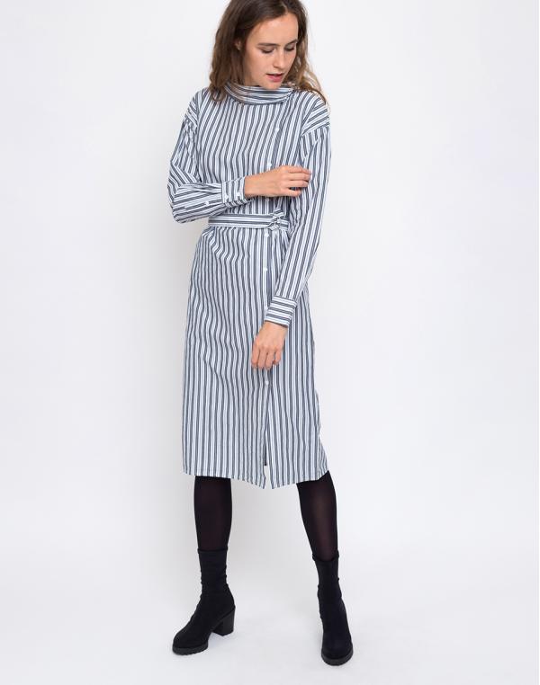 Edited Agnes Blue White Stripes 40