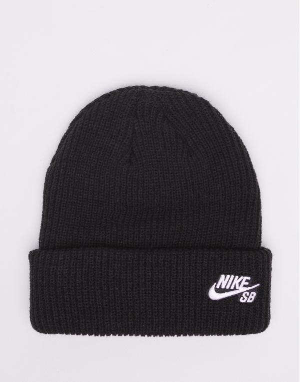 Nike Beanie Fisherman Black/ White