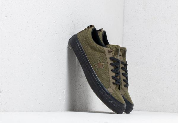 Converse x Carhartt WIP One Star OX Herbal/ Medium Olive/ Black