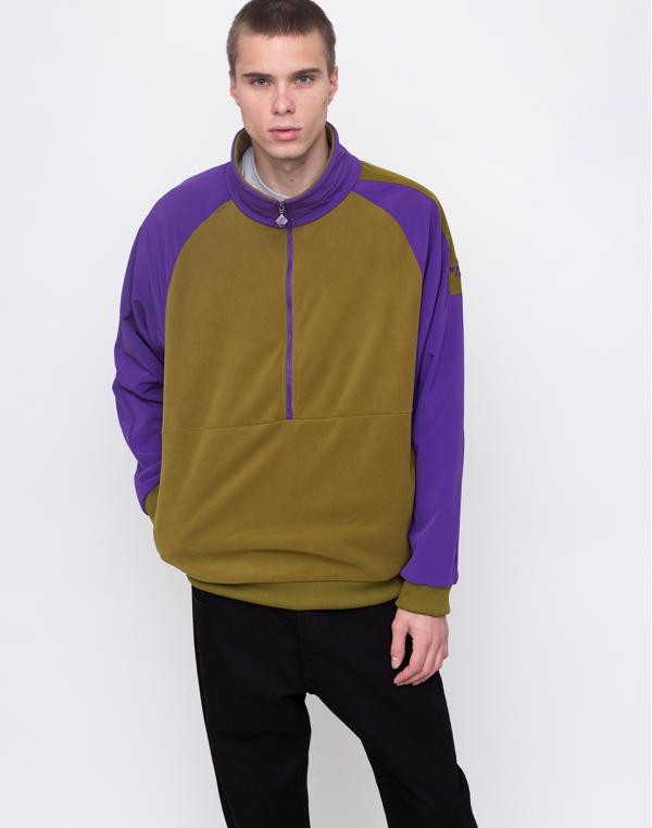 The North Face EX 1/4 ZIP FLEECE Fir Green / Tillandsia Purple M