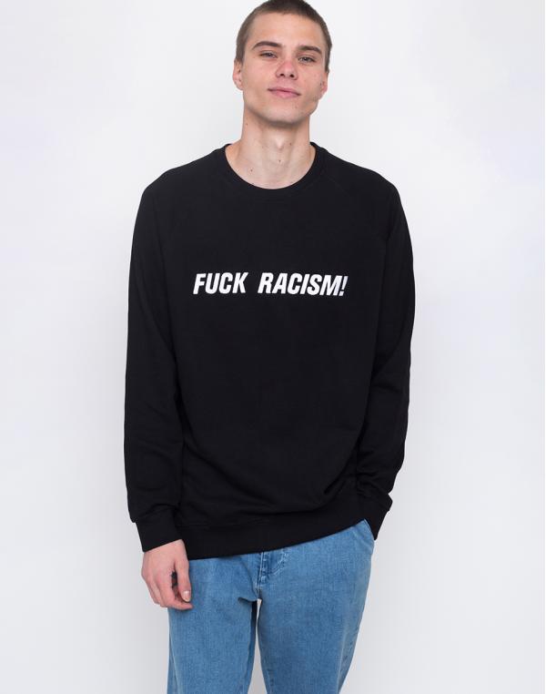 Dedicated Malmoe Fuck Racism Embroidery Black S