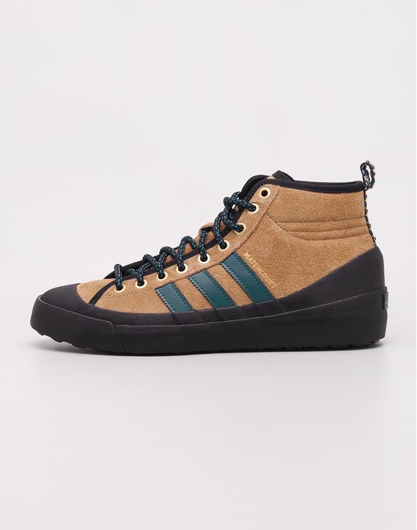 adidas Originals Matchcourt High RX3 Raw Desert/ Noble Green/ Black 40,5
