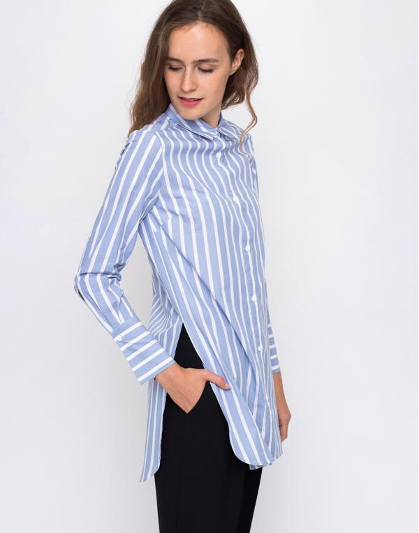 Edited Sonja White, Light Blue Stripes 40