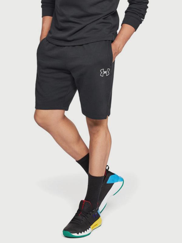 Kraťasy Under Armour Baseline Fleece Short Černá