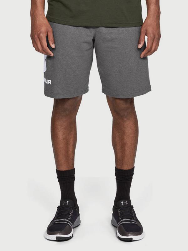 Kraťasy Under Armour Sportstyle Cotton Graphic Short Šedá