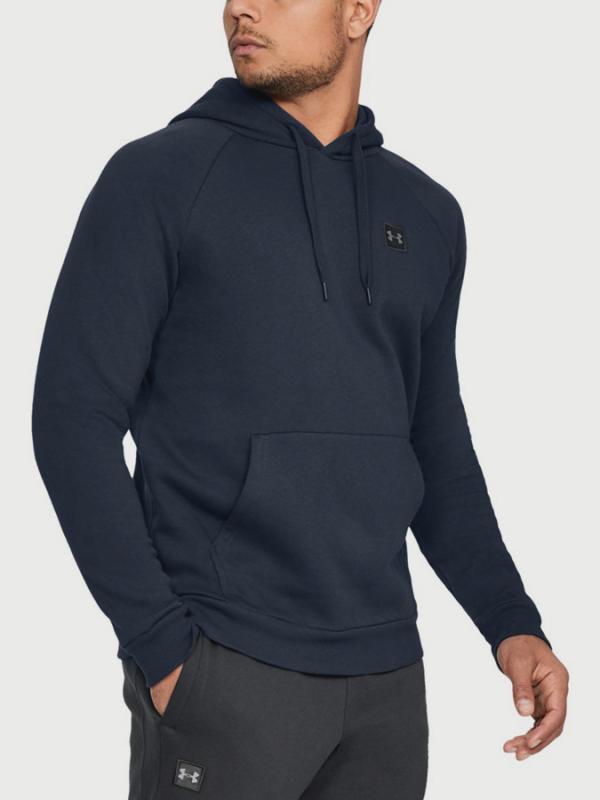 Mikina Under Armour Rival Fleece Po Hoodie Modrá