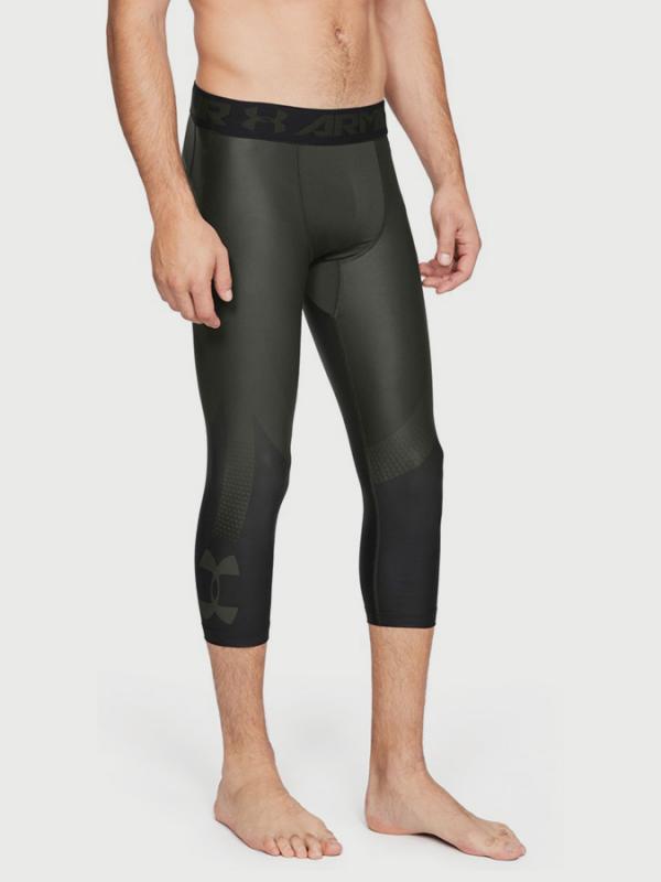Kompresní legíny Under Armour HG 2.0 3/4 LeggingNov Zelená