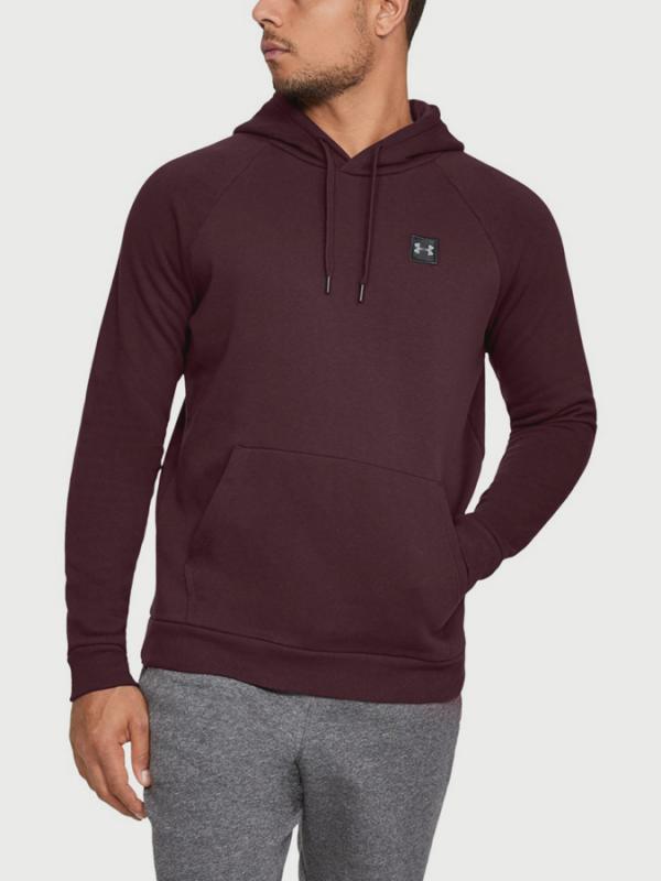 Mikina Under Armour Rival Fleece Po Hoodie Červená