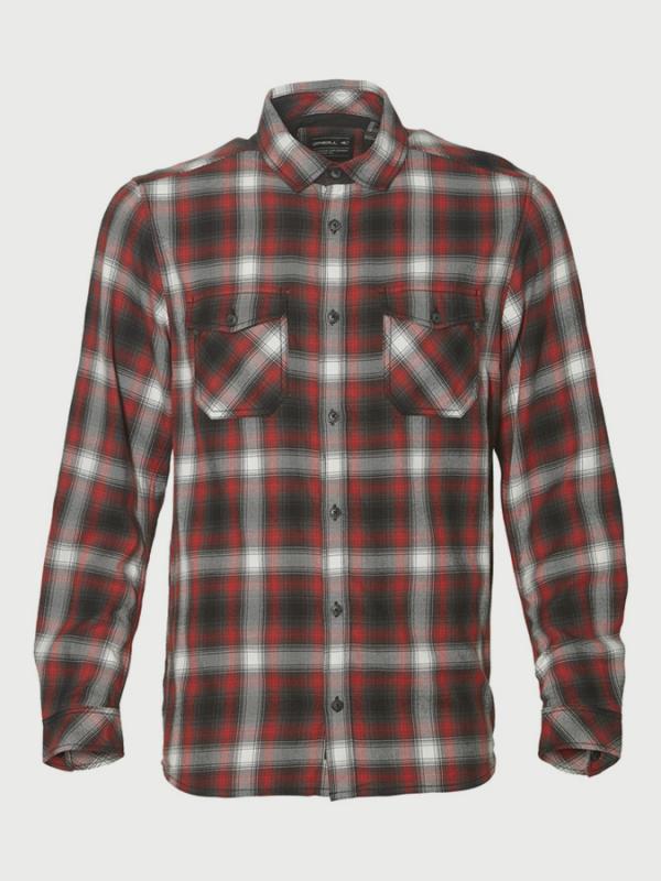 Košile O´Neill LM Violator Flannel Shirt Červená