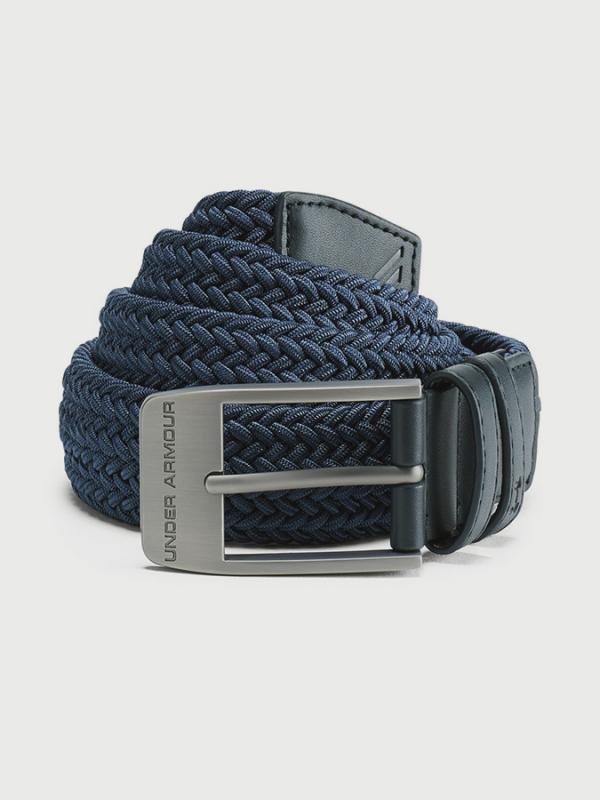 Pásek Under Armour Men\'S Braided 2.0 Belt Modrá