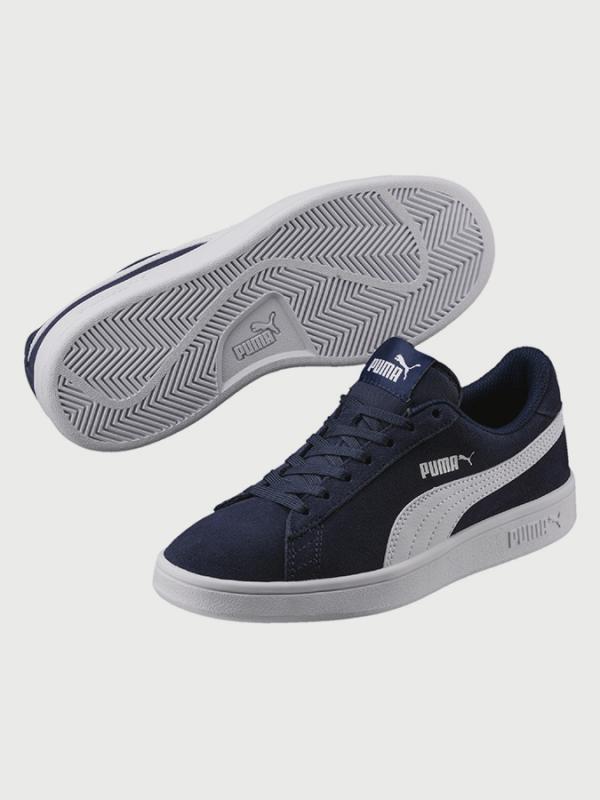 Boty Puma Smash v2 SD Jr Modrá