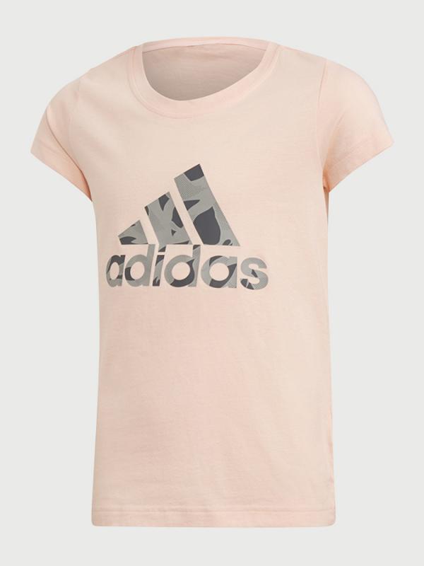 Tričko adidas Performance Yg Logo Tee Béžová