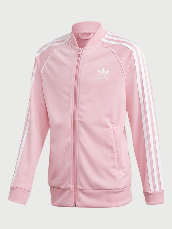Mikina adidas Originals J SSS Top Růžová