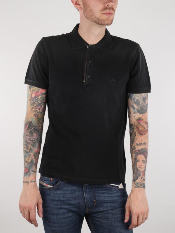 Tričko Diesel T-KALANIT CAMICIA Černá