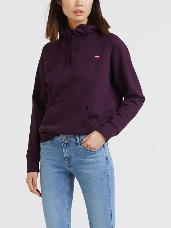 Mikina LEVI'S Sportswear Hoodie Sportswear Potent Pur Fialová