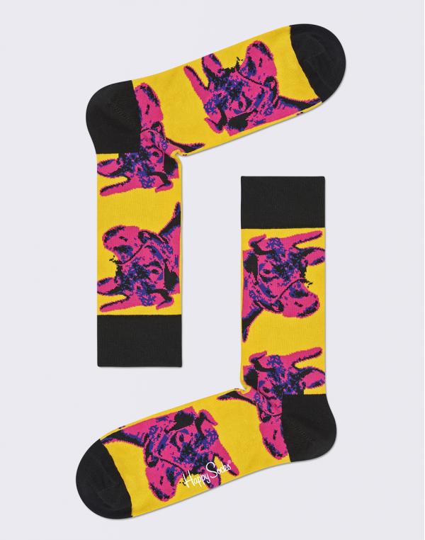 Happy Socks Andy Warhol Cow AWCOW01-3000 36-40