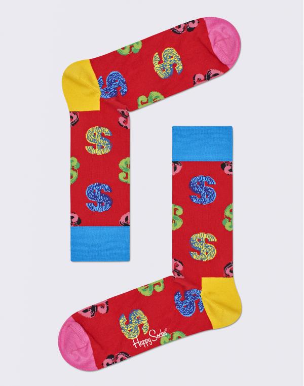 Happy Socks Andy Warhol Dollar AWDOL01-4000 41-46
