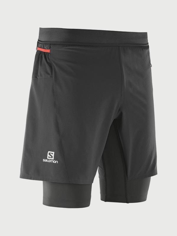 Kraťasy Salomon Fast Wing Twinskin Short M Černá