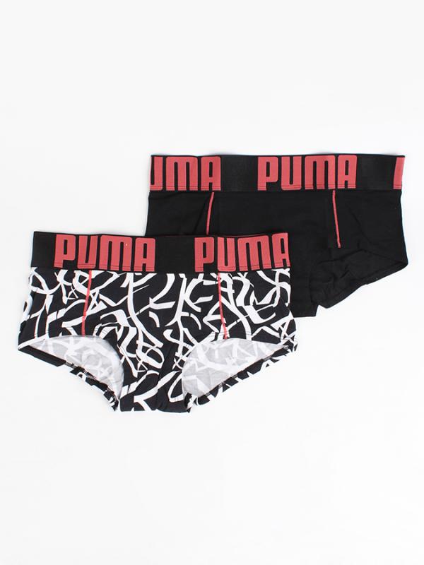 Kalhotky Puma Graffiti Print Mini Short 2 Pack Barevná