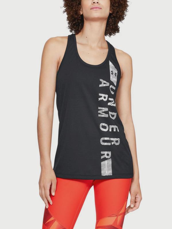 Tílko Under Armour Threadborne Tank - Graphic Černá