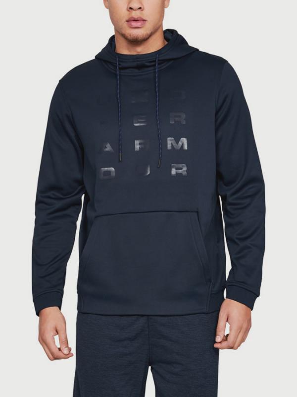 Mikina Under Armour Fleece Tempo Po Hoodie Modrá