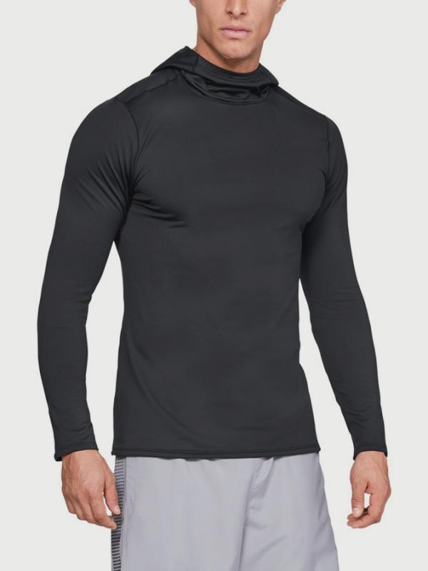 Tričko Under Armour Fitted CG Hoodie Černá