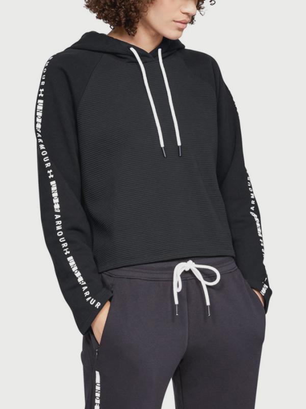 Mikina Under Armour TB Ottoman Fleece Hoodie Černá