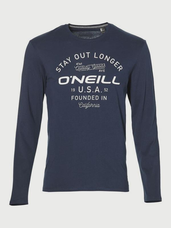 Tričko O´Neill LM Stay Out L/Slv T-Shirt Modrá