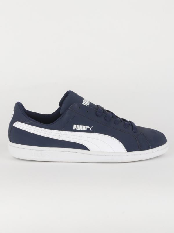 Boty Puma Smash Buck peacoat-white Modrá