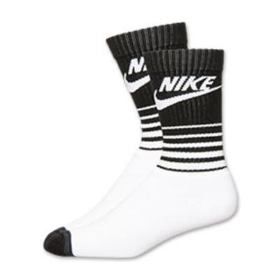 Nike Mens Classic Striped Socks White/ Black