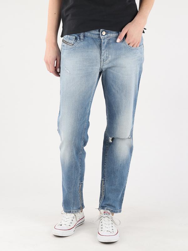Džíny Diesel ZIVY L.32 PANTALONI Modrá