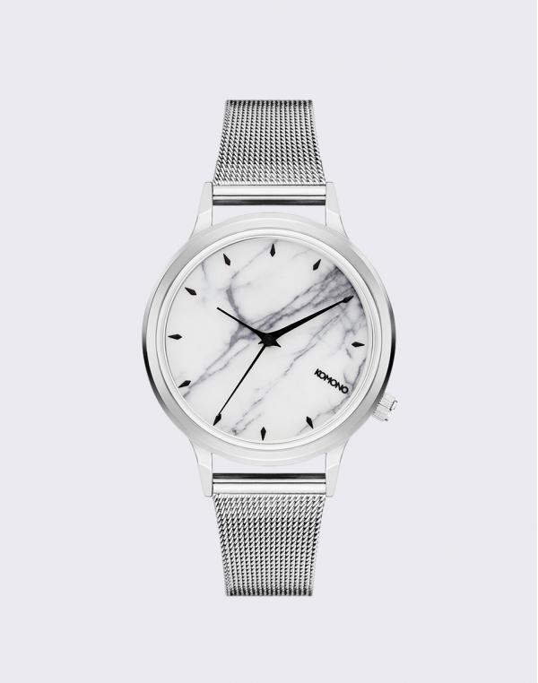 Komono Lexi Royale Silver White Marble
