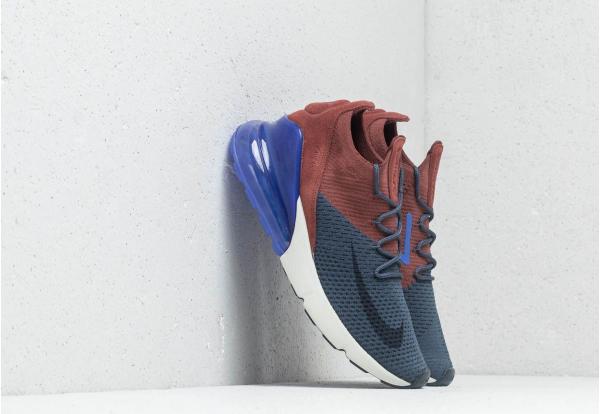 Nike Air Max 270 Flyknit Thunder Blue/ Grid Iron