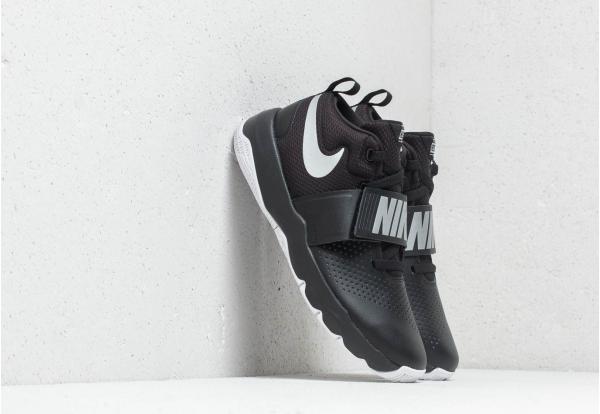 Nike Team Hustle D 8 (GS) Black/ Metallic Silver-White