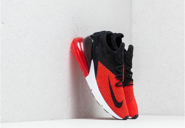 Nike Air Max 270 Flyknit Chile Red/ Black-Challenge Red