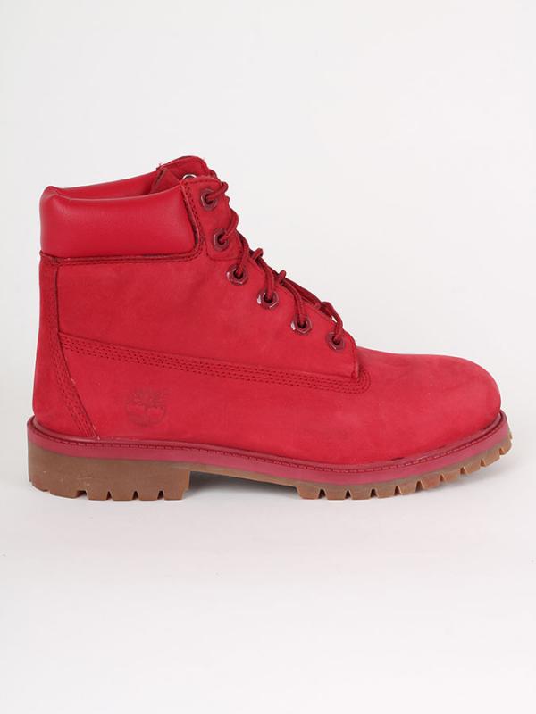 Boty Timberland 6 IN Premium Wp Boot Red Červená