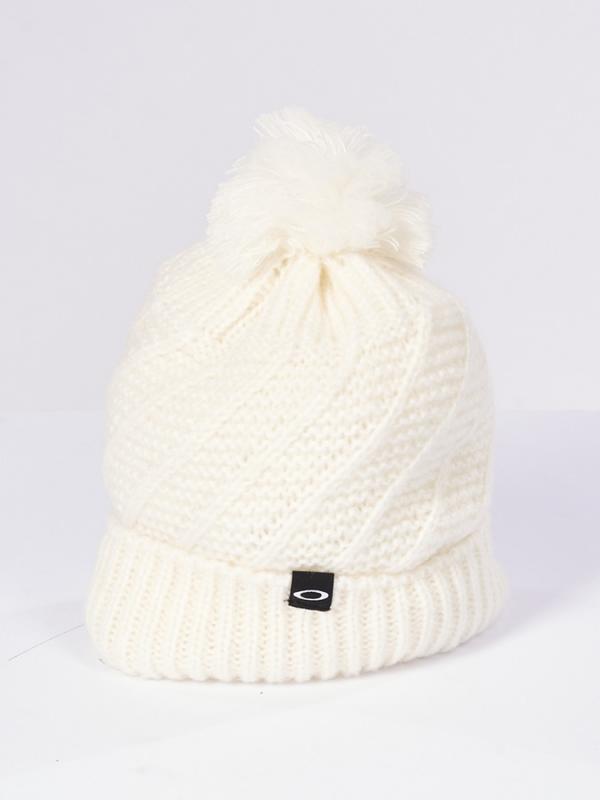 Čepice Oakley Pegasus Pom Beanie Bílá