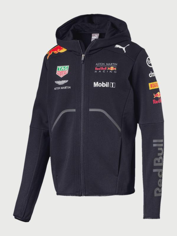Mikina Puma RBR Team Hdd Sweat Jacket Modrá