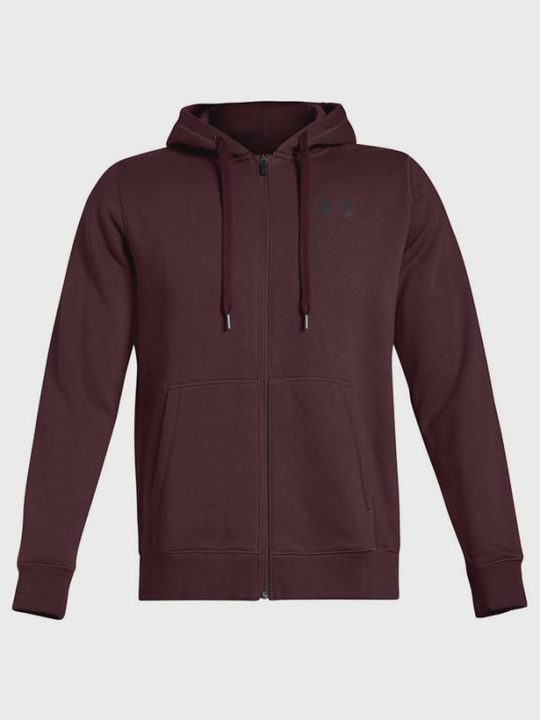 Mikina Under Armour Rival Fitted Full Zip Červená