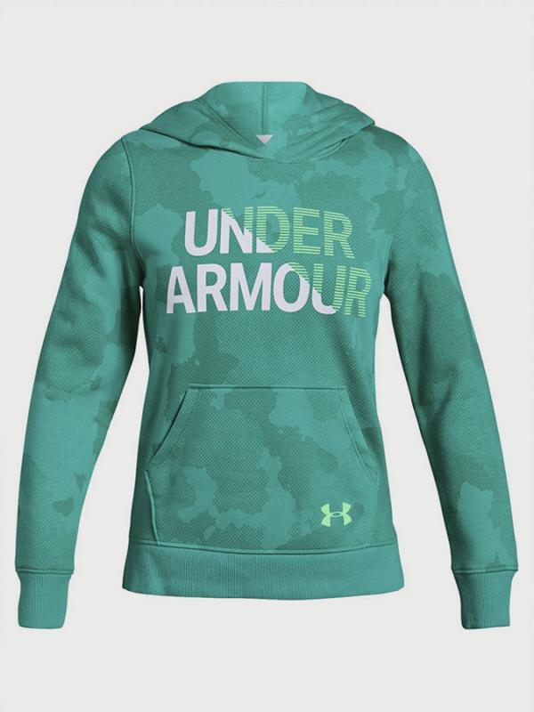 Mikina Under Armour Rival Hoody Zelená