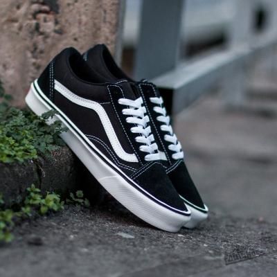 Vans Old Skool Lite+ (Suede/Canvas) Black/White