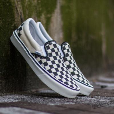 Vans Slip-On Lite + Checkeboard Black/ Classic White