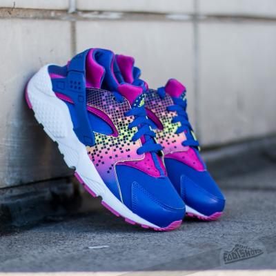 Nike Huarache Run Print GS Purple/ Fresh Pink