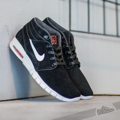 Nike Stefan Janoski Max Mid L Black/ White-University Red