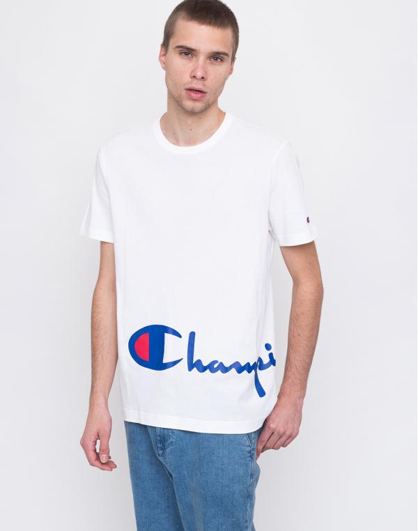 Champion Crewneck T-Shirt WHT L