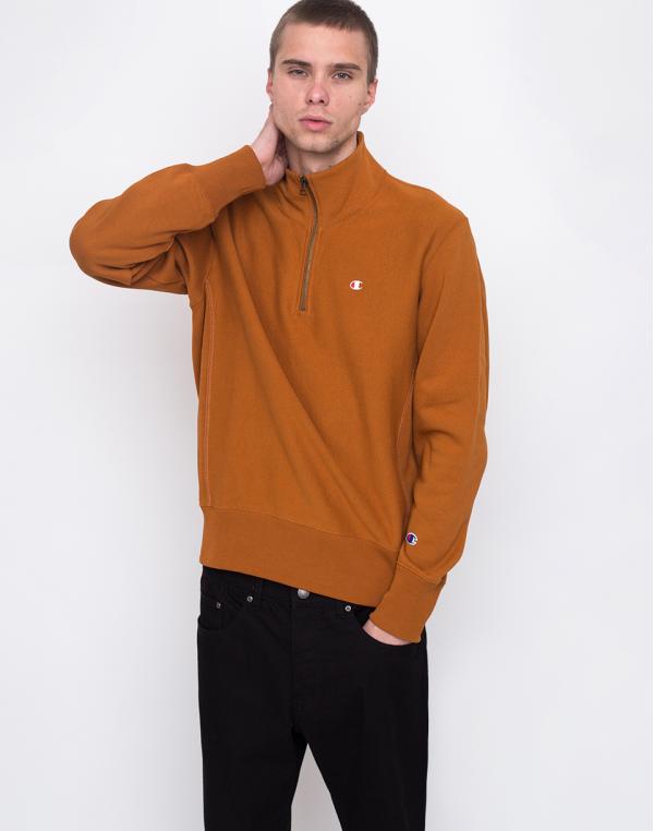 Champion Half Zip Sweatshirt OTA L