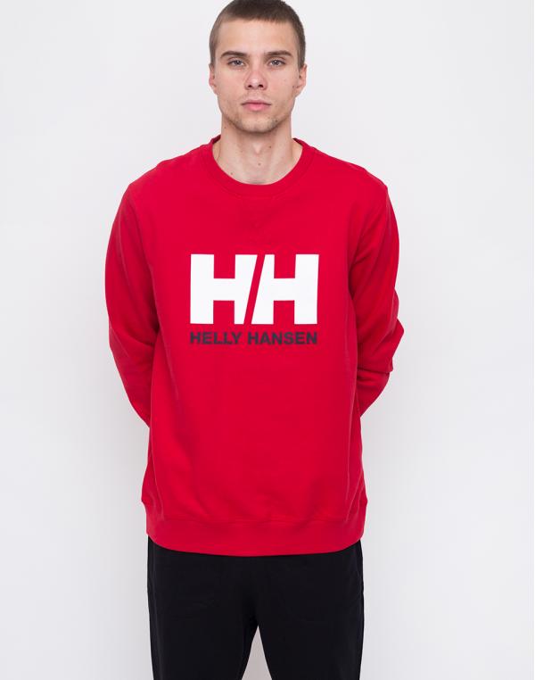 Helly Hansen Logo Crew Sweat Red L